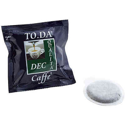TODA 020025 caffe' espresso confezione 150 cialde to.da. caffe' decaffeinato
