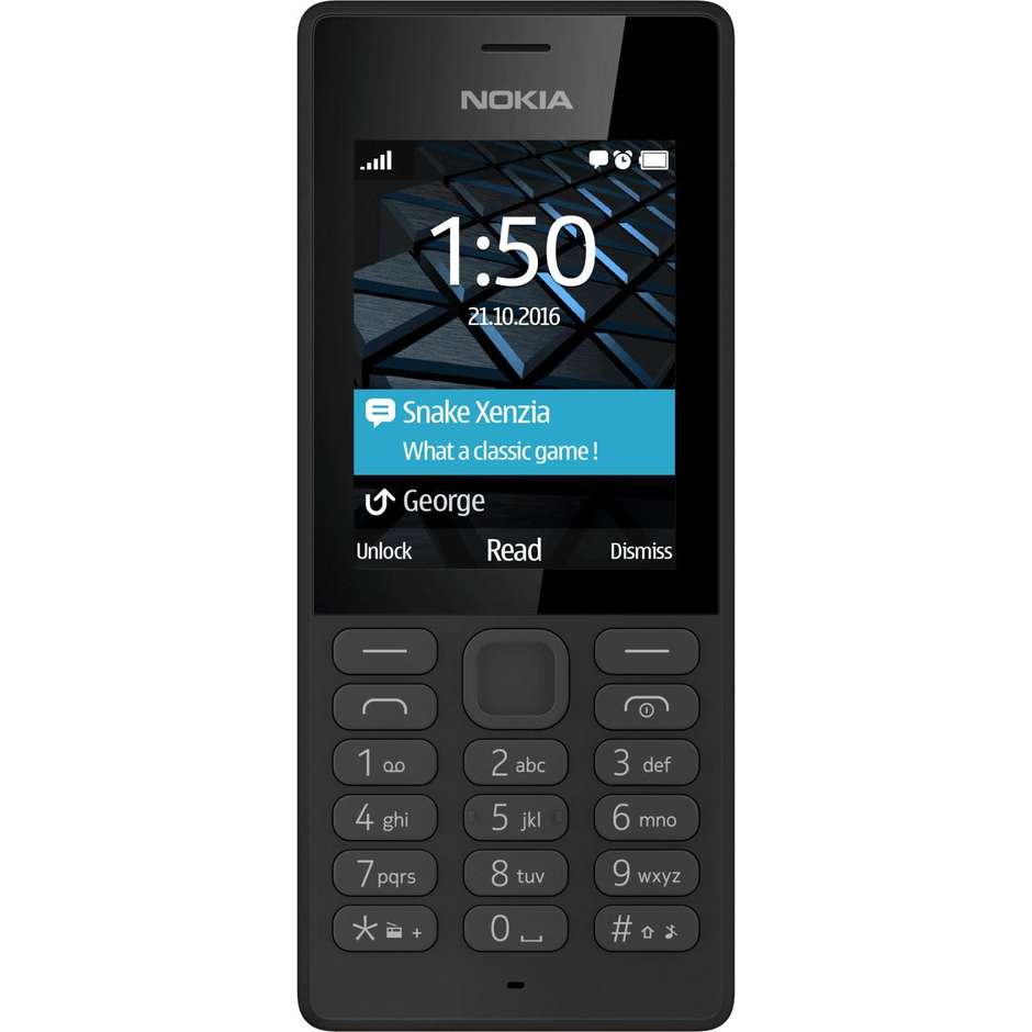 150DS-BK Nokia telefono cellulare 2.4" 2sim radio micro sd fotocamera nero