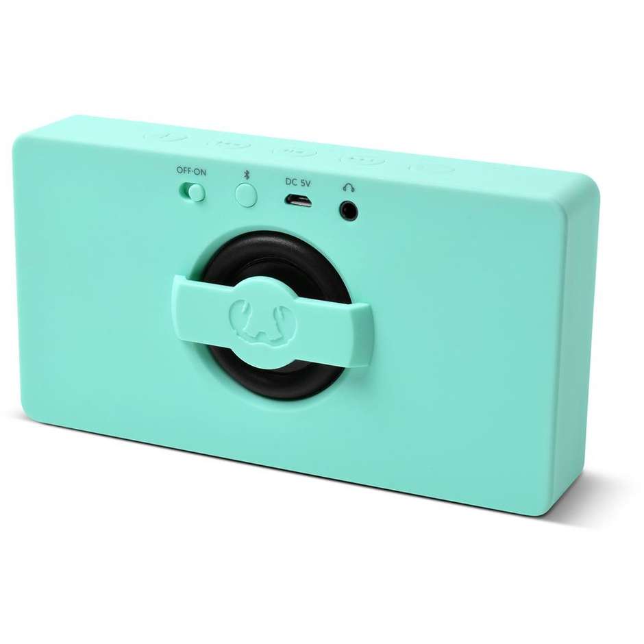 1RB2500PT Fresh 'n Rebel Rockbox Slice edizione in tessuto diffusore speaker portatile Bluetooth turchese