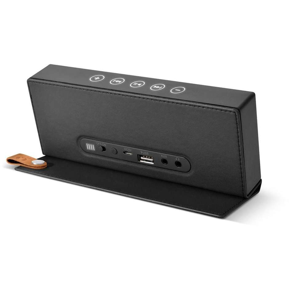 1RB4000CC Fresh 'n Rebel Rockbox Fold edizione in tessuto diffusore speaker portatile Bluetooth nero, grigio