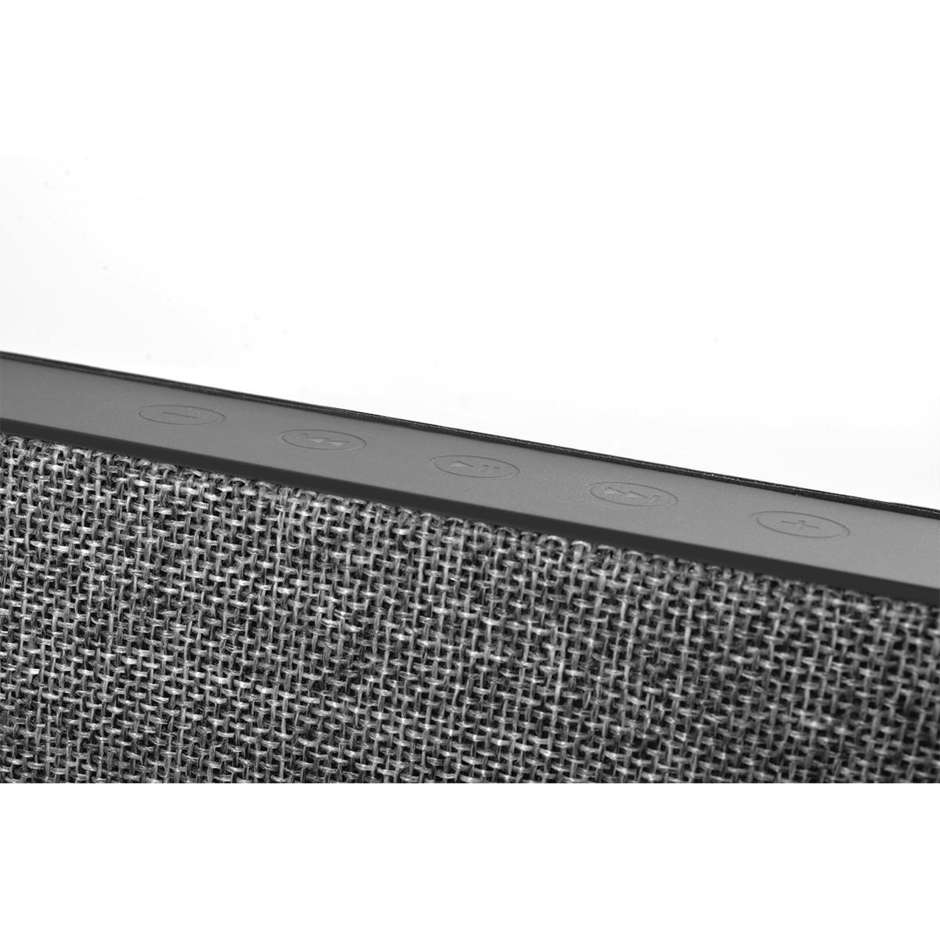 1RB4000CC Fresh 'n Rebel Rockbox Fold edizione in tessuto diffusore speaker portatile Bluetooth nero, grigio