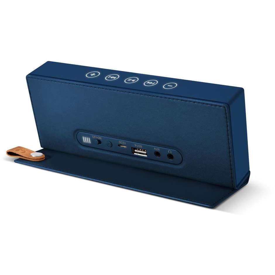 1RB4000IN Fresh 'n Rebel Rockbox Fold edizione in tessuto diffusore speaker portatile Bluetooth indaco