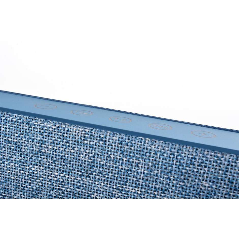 1RB4000IN Fresh 'n Rebel Rockbox Fold edizione in tessuto diffusore speaker portatile Bluetooth indaco