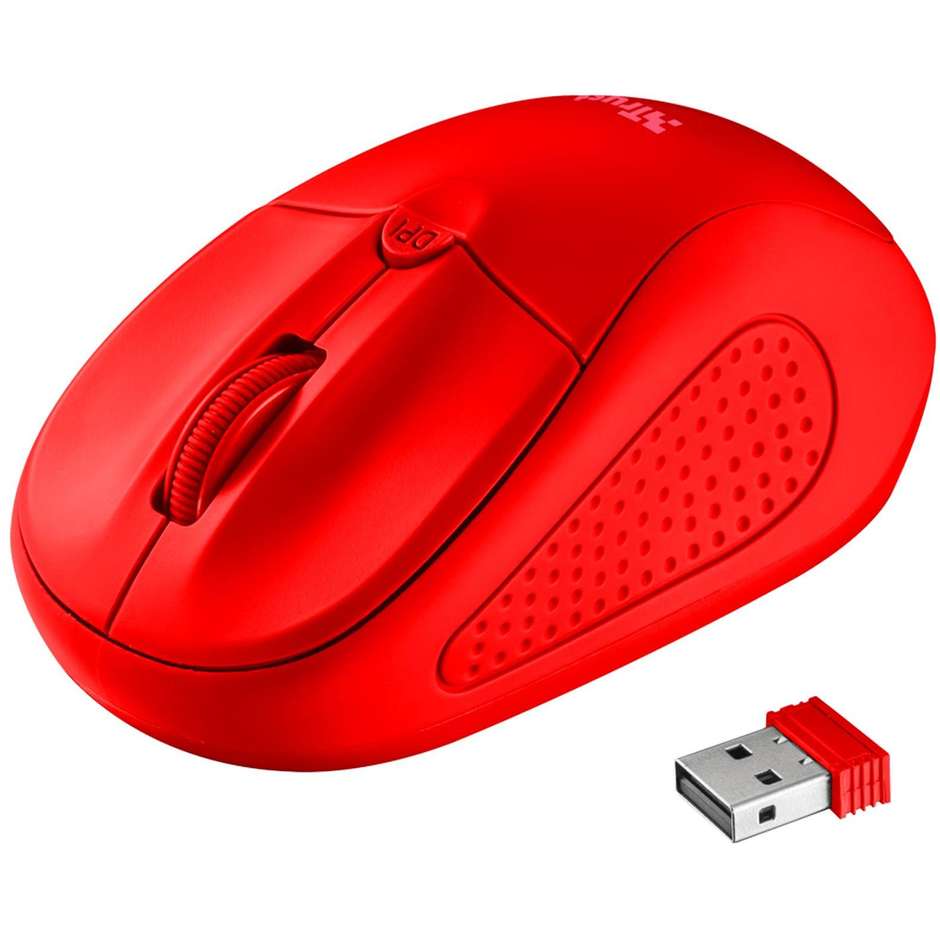 22138 trust primo wireless mouse sum red