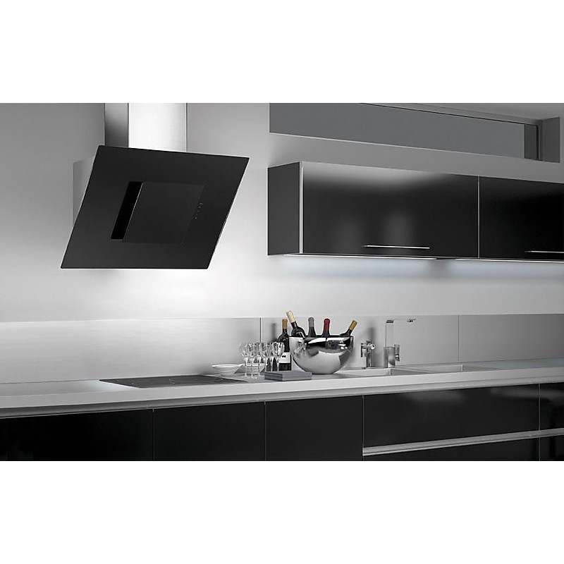 2503690 ke mirror foster cappa 90 cm con kit camino incluso 2503 ... Cappa nera da 60 cm