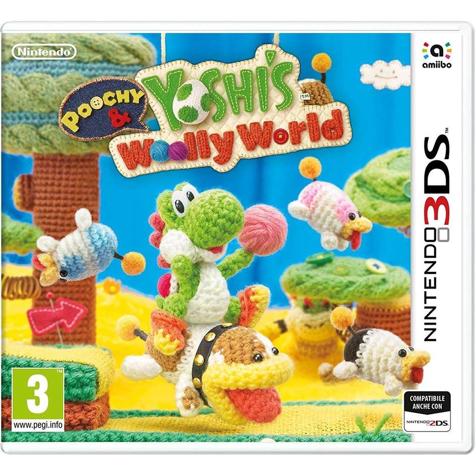 3ds poochy yoshi wooly world