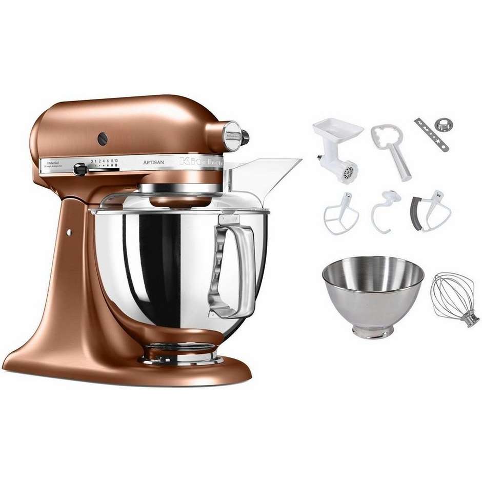 5KSM175PSECP KitchenAid Artisan robot da cucina 4,8 litri colore rame