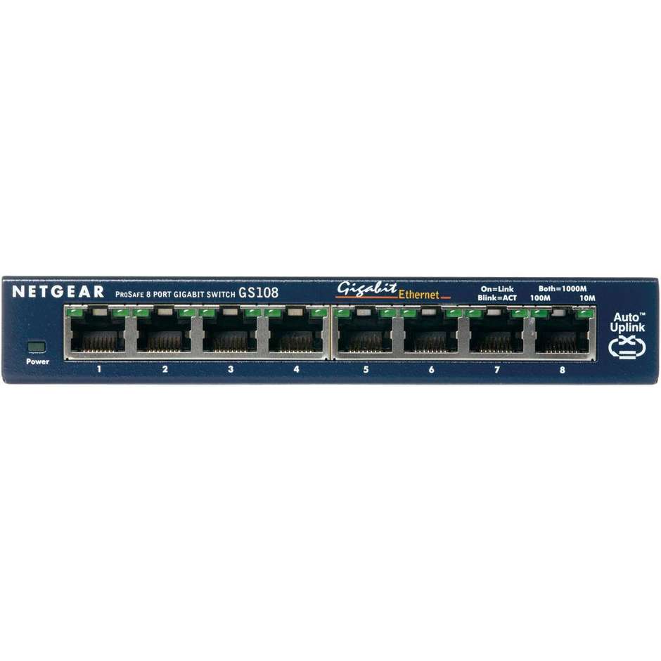 8pt copper gigabit switch