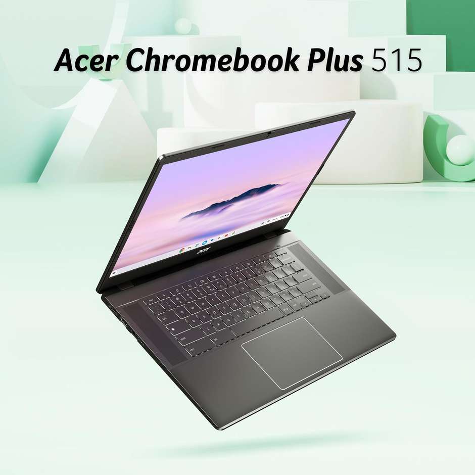 Acer 515 CB515-2H-34ZU Notebook 15.6" Full HD Ram 8 GB Memoria 256 GB ChromeOS Colore Grigio