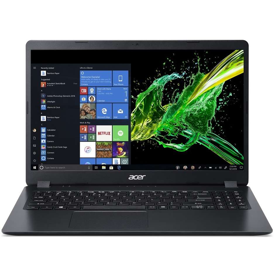 Acer A315-42-R1ZM Notebook 15.6" AMD Athlon 300U Ram 8 GB SSD 256 GB Windows 10