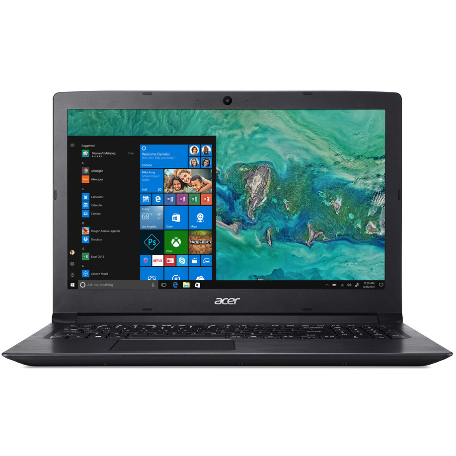 Acer A315-53-316W Notebook 15.6" Intel Core i3-7020U Ram 8 GB SSD 256 GB Windows 10
