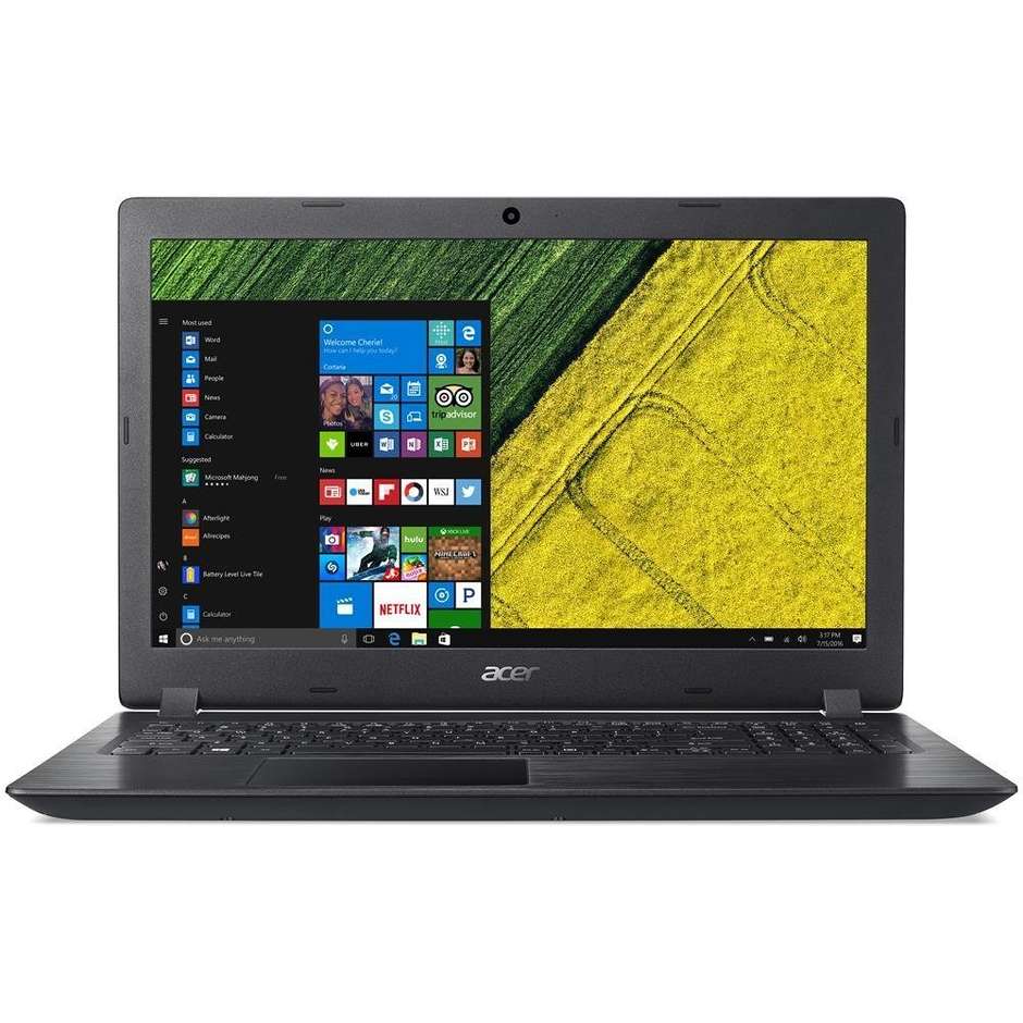 Acer Aspire 3 A315-21-92HJ notebook 15,6" RAM 8Gb HDD 1Tb Windows 10 Home nero NX.GNVET.002