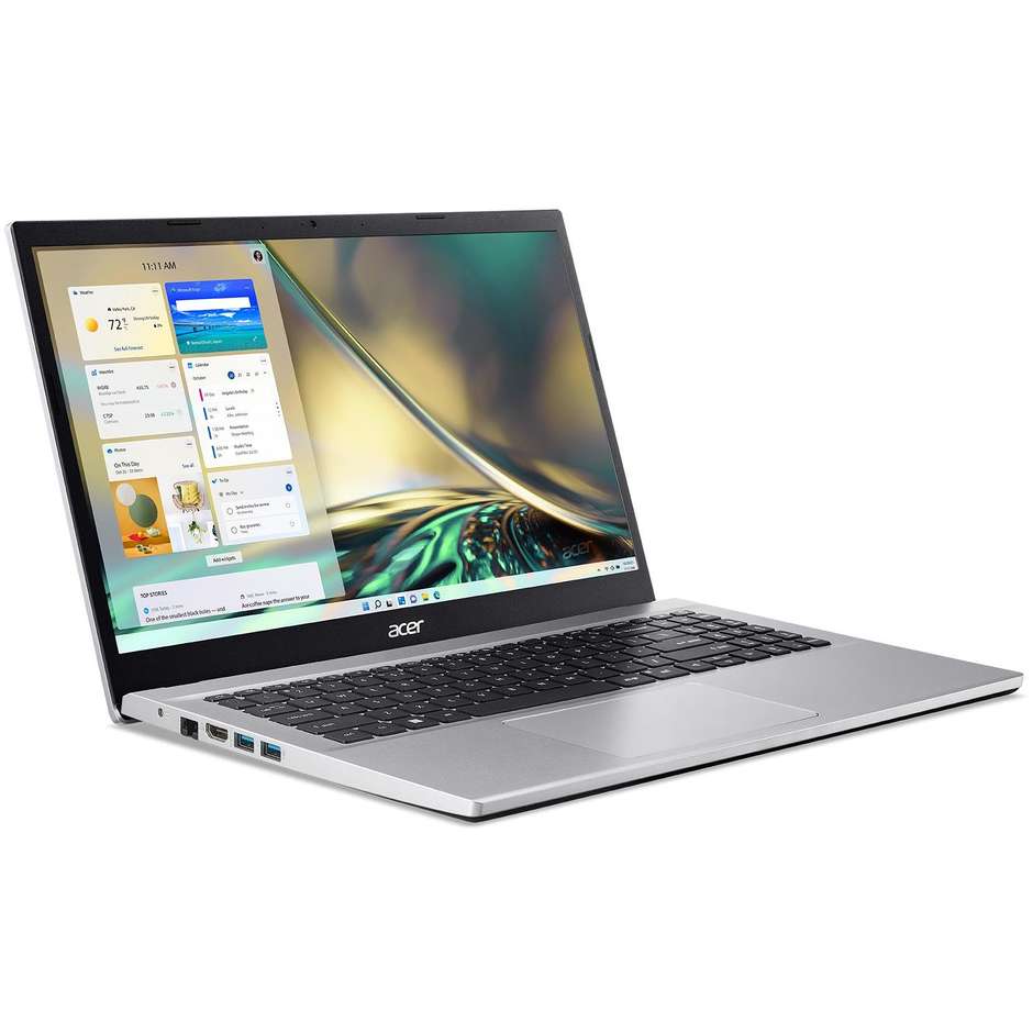 Acer Aspire 3 A315-59-530X Computer portatile 15.6" HD Ram 8 GB Memoria 512 GB Windows 11 Home Colore Argento