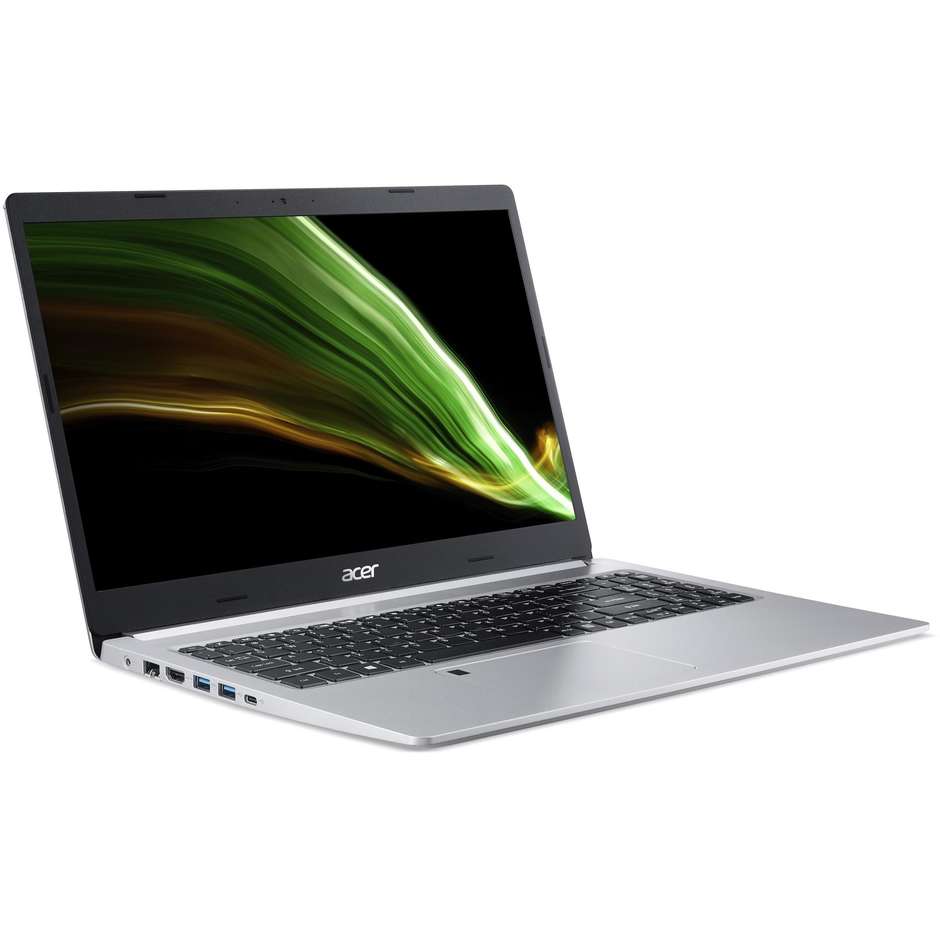 Acer Aspire 5 A515-45 Notebook 15.6" Full HD AMDRyzen™5 8GB Ram 512 Gb SSD Windows 11 Home Colore Argento