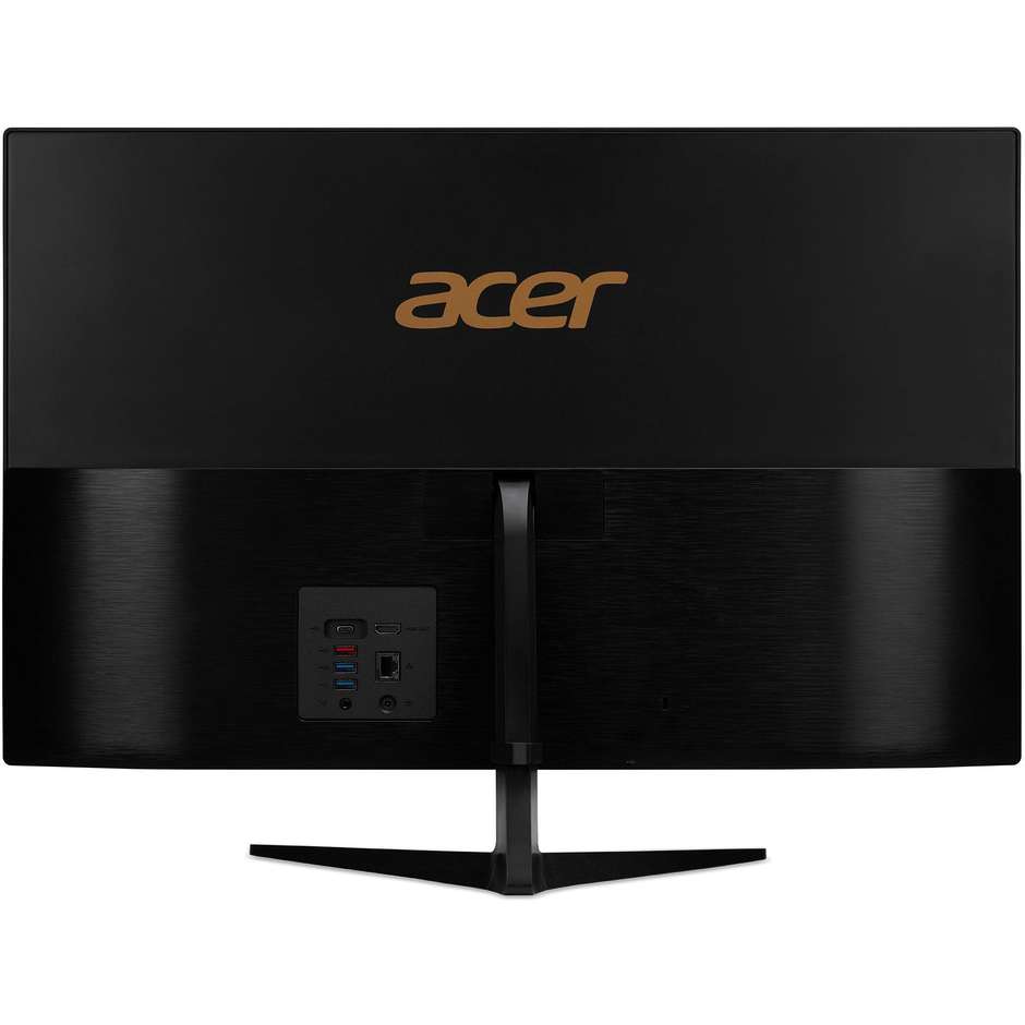 Acer Aspire C27-1700 PC All-In-One 27" Full HD Intel Core i5 Ram 8 Gb SSD 512 Gb Windows 11 Home colore nero