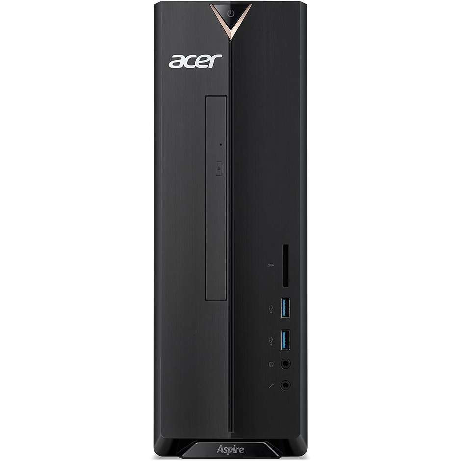 Acer Aspire XC-830 PC Desktop Intel Celeron Ram 4 Gb SSD 1000 Gb Windows 10 Home colore nero