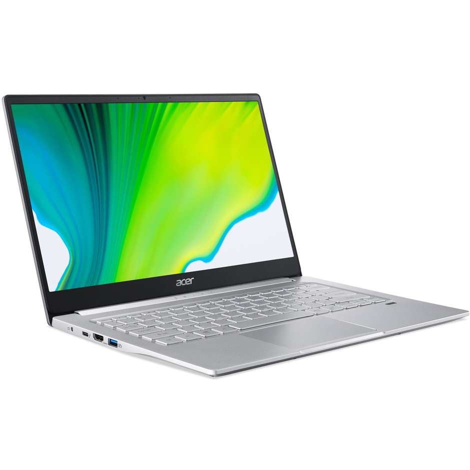Acer Swift 3 SF314-59-7353 Notebook 14'' Full HD Intel Core i7-11 Ram 16 Gb SSD 1 Tb Windows 10 Home colore Argento