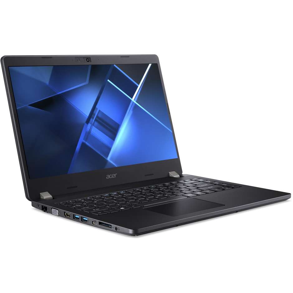Acer TRAVELMATE P2 TMP214-52-50AQ Notebook 14'' FHD Core i5-10 Ram 8 Gb SSD 256 Gb Windows 10 Pro colore nero