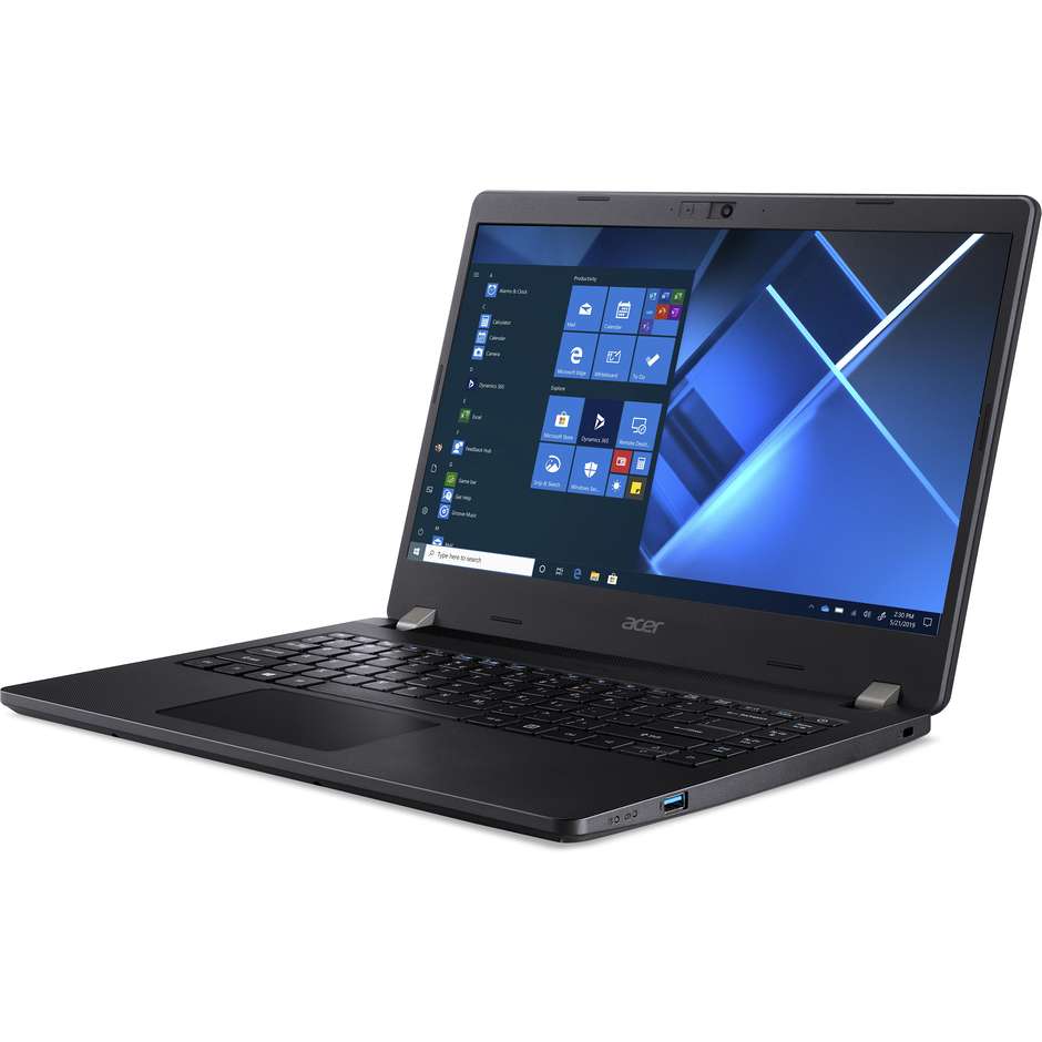 Acer TRAVELMATE P2 TMP214-52-74FF Notebook 14'' Core i7-10 Ram 8 Gb SSD 256 Gb Windows 10 Pro colore nero
