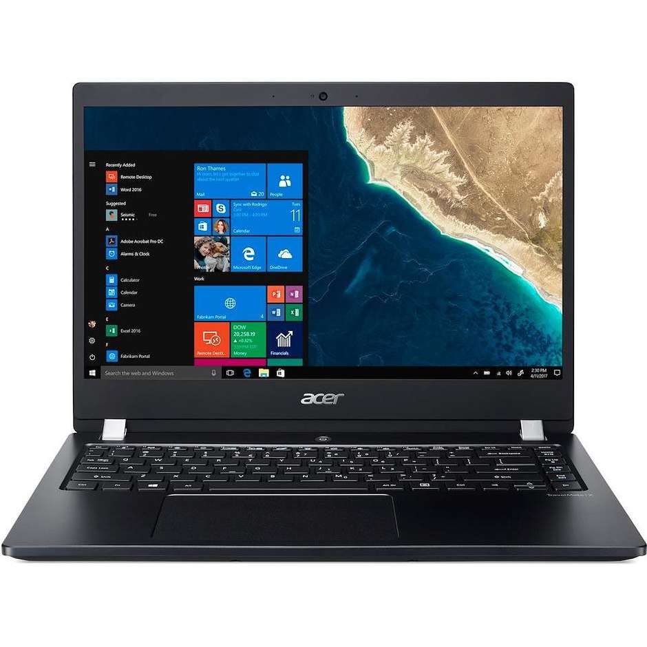 Acer TravelMate TMX3410-M-501 Notebook 14" Intel Core i5-8250U Ram 8 GB SSD 512 GB Windows 10 Professional