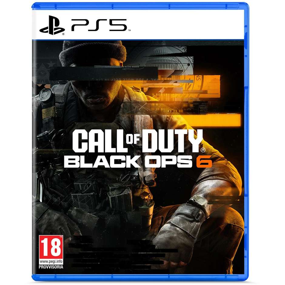 Activision Call of Duty: Black Ops 6 PS5 Italian EMEA Blu-ray PEGI 18 Anni