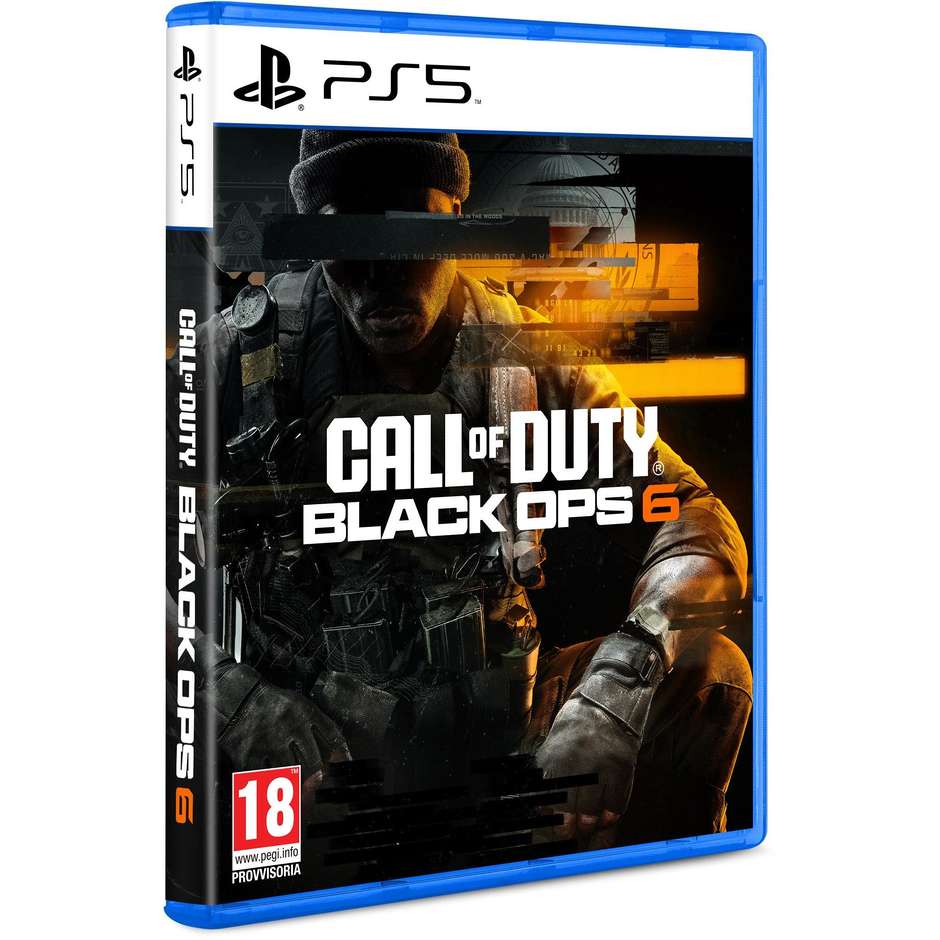 Activision Call of Duty: Black Ops 6 PS5 Italian EMEA Blu-ray PEGI 18 Anni