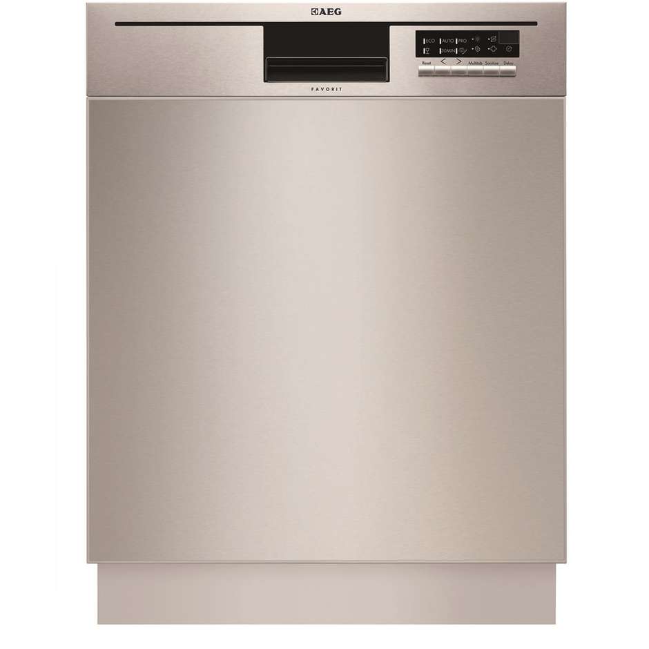 AEG F56602UM0P lavastoviglie sottopiano 13 coperti 6 programmi classe A++ colore inox