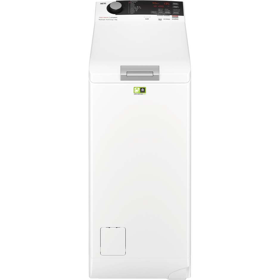 Aeg L7TBE624 Lavatrice Carica dall'alto Capacità 6 Kg 1200 Giri/min Classe B Colore Bianco