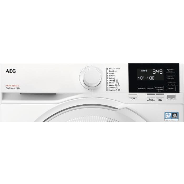 AEG LR8H94GBY Lavatrice Caricamento frontale 9 kg 1400 Giri/min Bianco