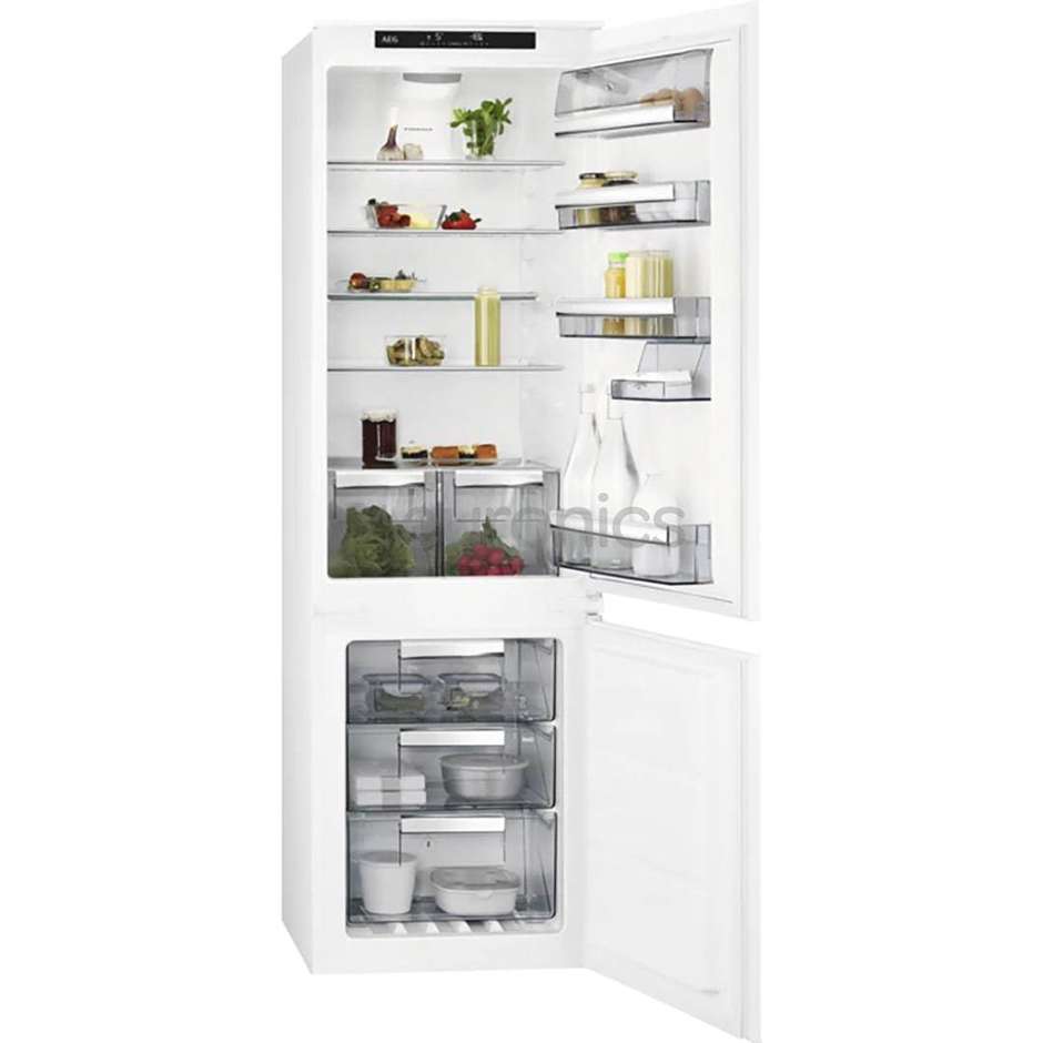 AEG SCE818E6TS frigorifero combinato da incasso capienza 253 lt Classe A++ colore bianco