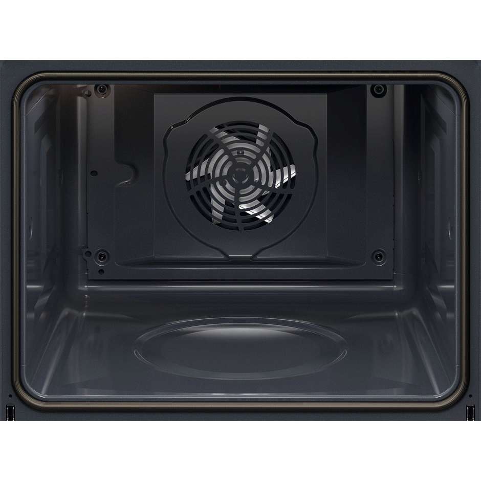AEG Serie 6000 SteamCrisp GR6PB53FSB Forno da Incasso 72 Litri Pirolitico Termosonda Wi-Fi Classe A++ Nero