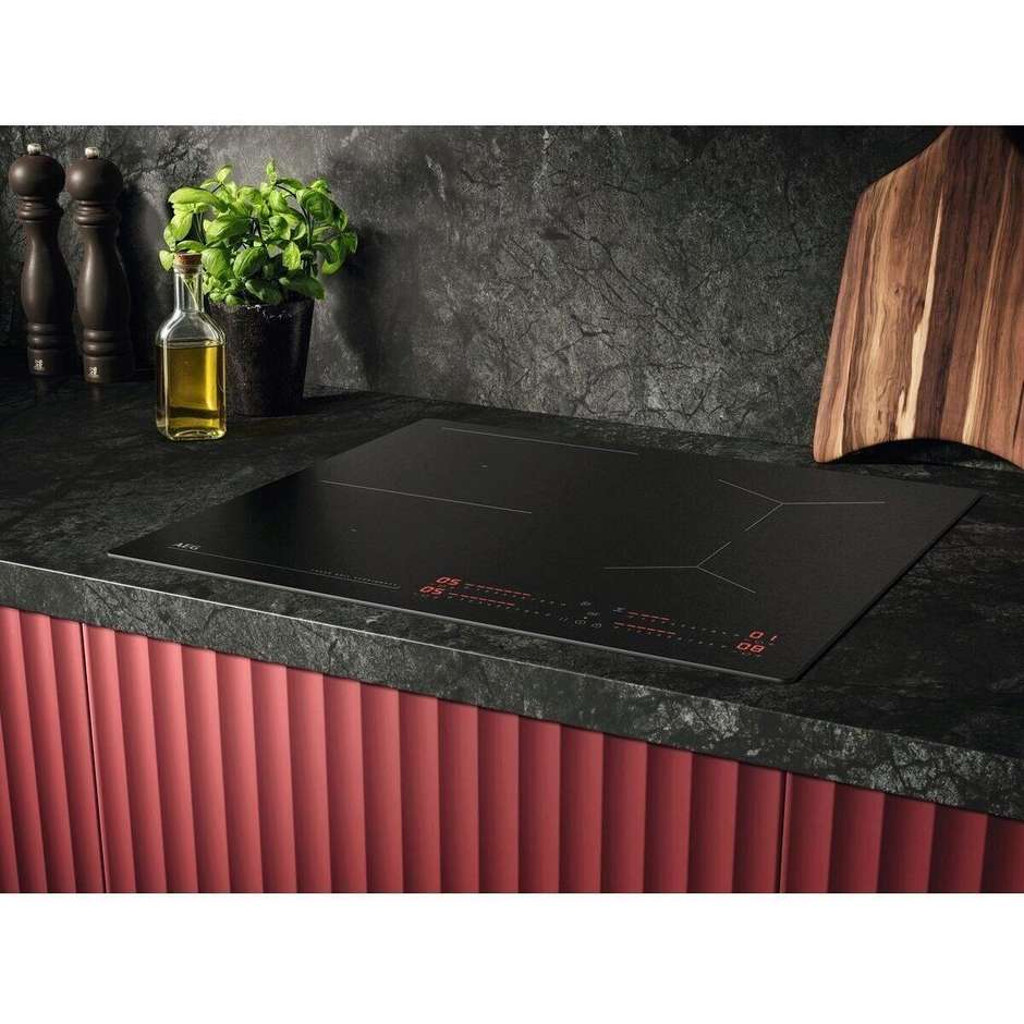 AEG TI64IB3BIZ Piano Cottura a Induzione Boil&Fry 60 cm Nero