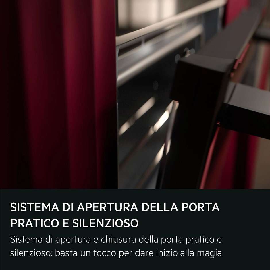 AEG TR6PB53FSB Forno da Incasso SteamCrisp Pirolitico 72L Nero