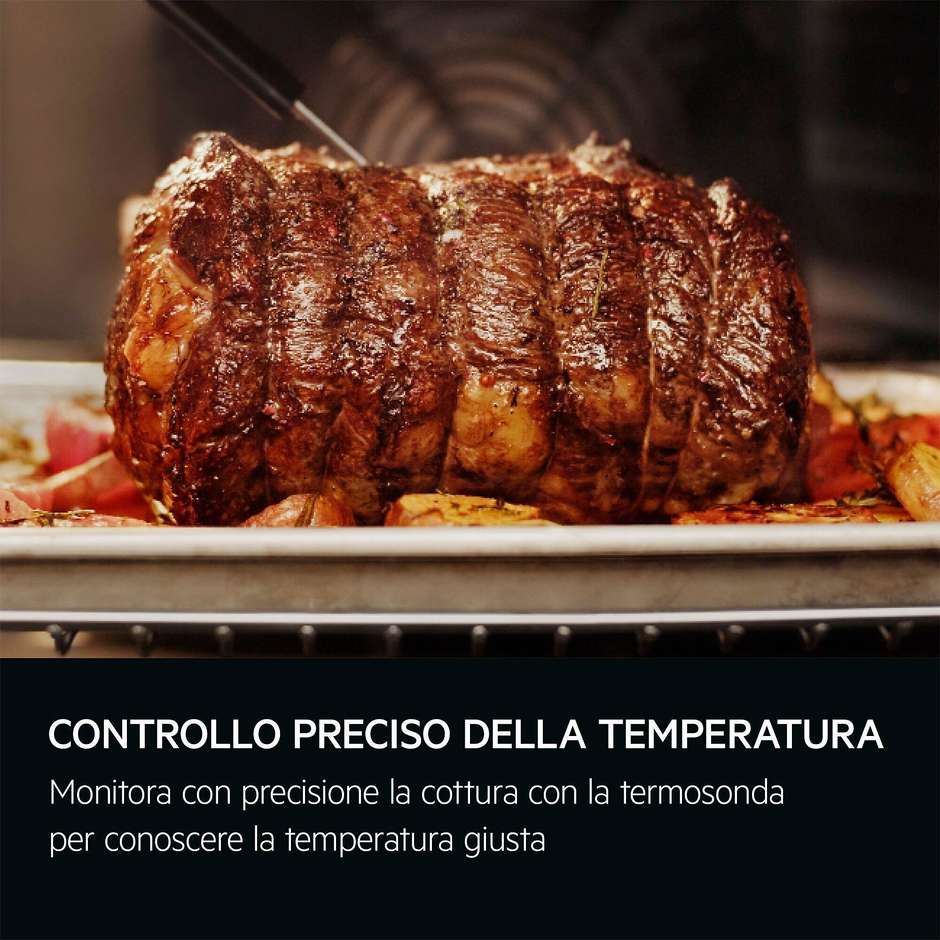 AEG TR6PB53FSB Forno da Incasso SteamCrisp Pirolitico 72L Nero