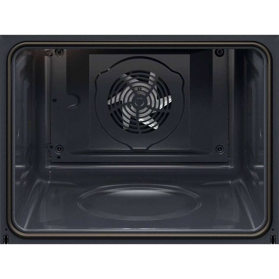 AEG TR6PB53FSB Forno da Incasso SteamCrisp Pirolitico 72L Nero