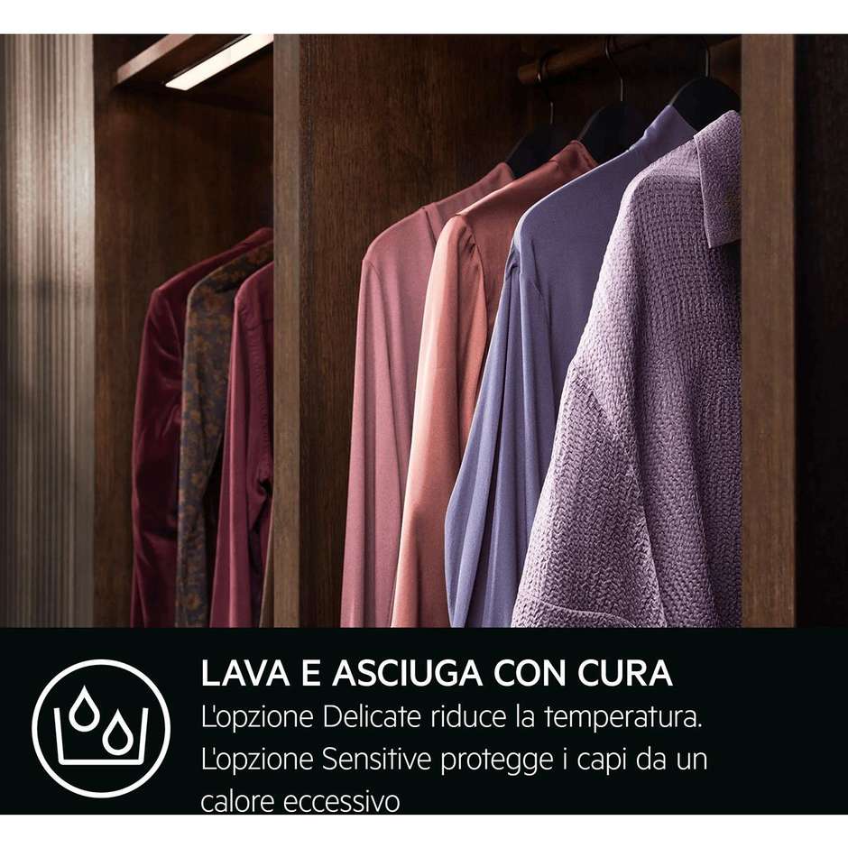 AEG TR8H310BY Serie 8000 AbsoluteCare Asciugatrice a pompa di calore 10 kg Classe B Bianca