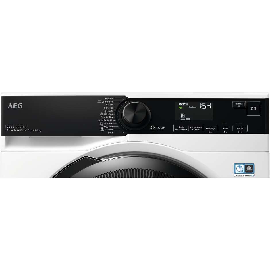 AEG TR9HC83B Asciugatrice Carica frontale Capacita 8 Kg Classe C Colore Bianco