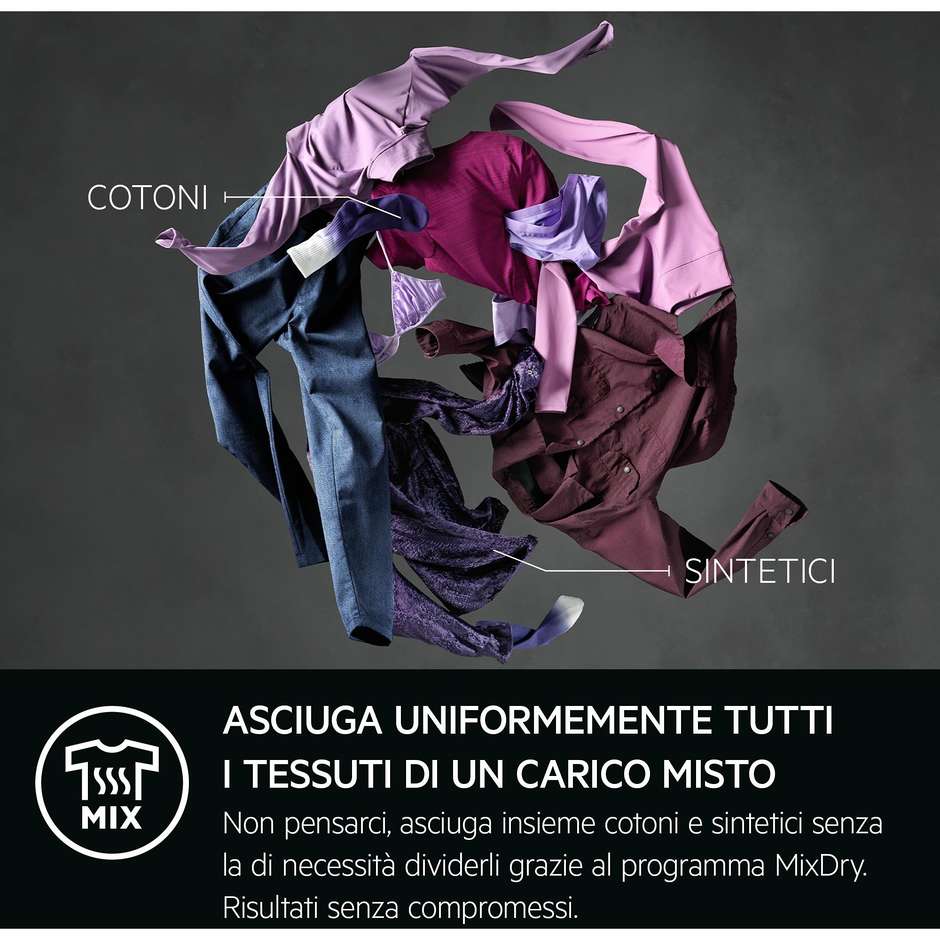 AEG XTR9HBGA9YA Asciugatrice a pompa di calore Capacita 9 Kg Classe A Colore Bianco