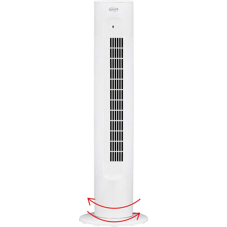 Aego Nante Ventilatore a torre con timer e telecomando Colore Bianco