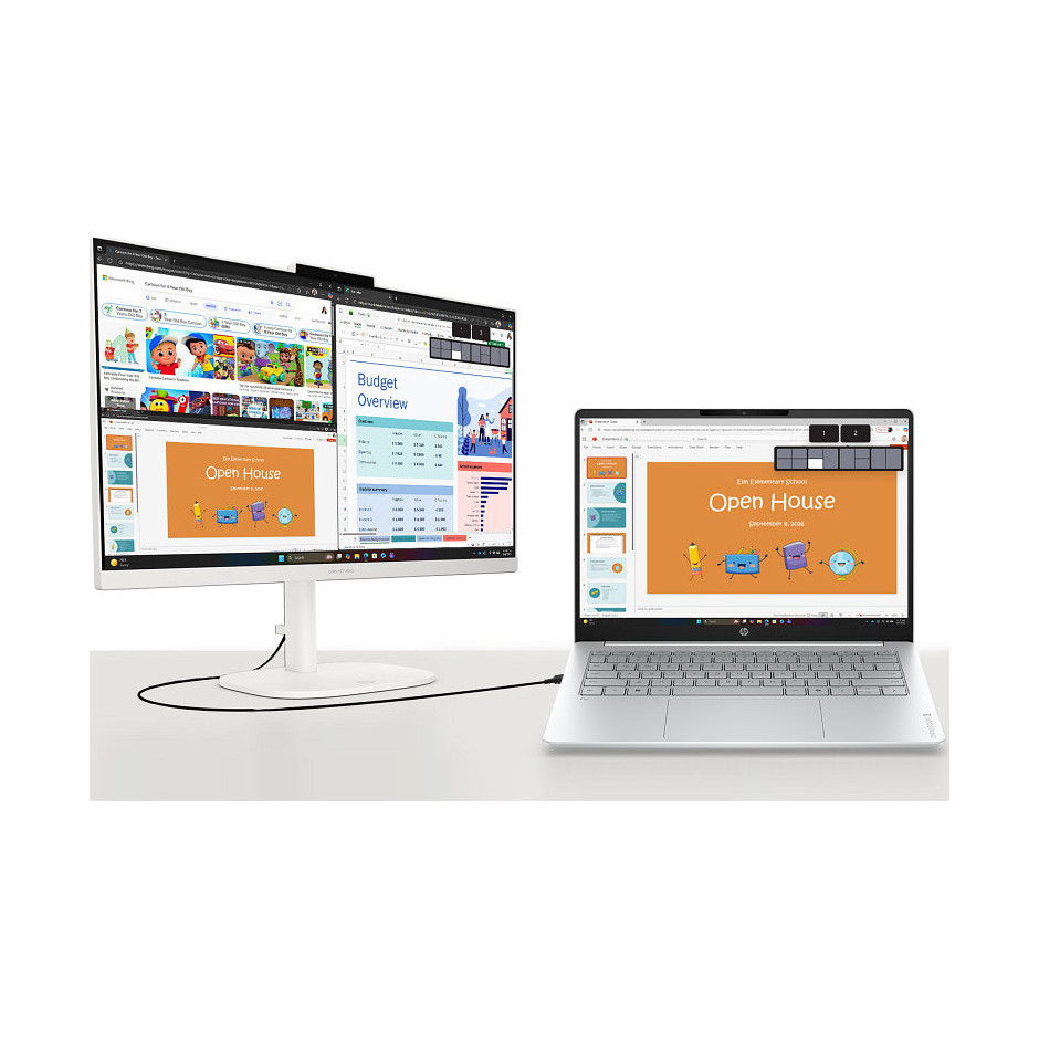 aio 23.8" fhd r5-40 ram8gb ssd512gb uma  w11 whit