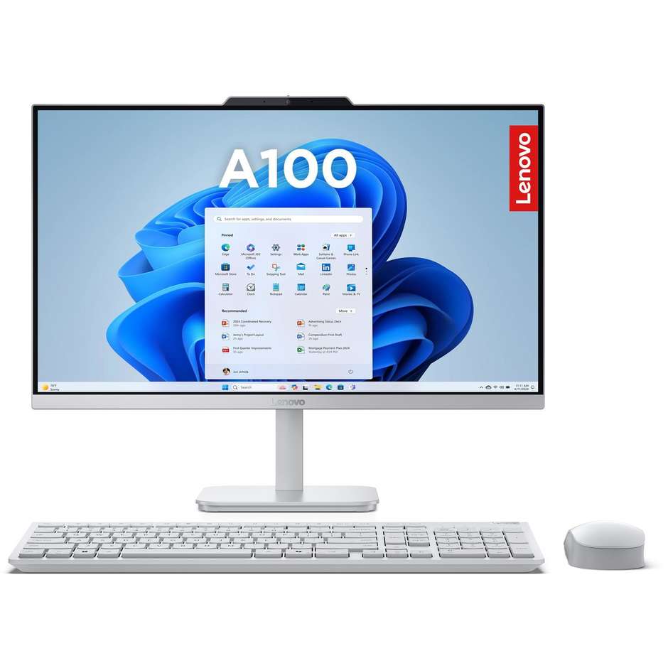 aio 23.8"fhd n100  ram8gb ssd512 intel uhd w11