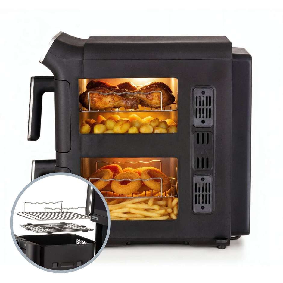 airfryer 5,5+5,5 lt digit. dual cook verticale ve