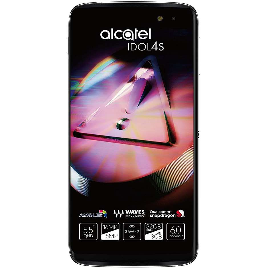Alcatel Idol 4S colore Grigio Scuro Smartphone Dual sim