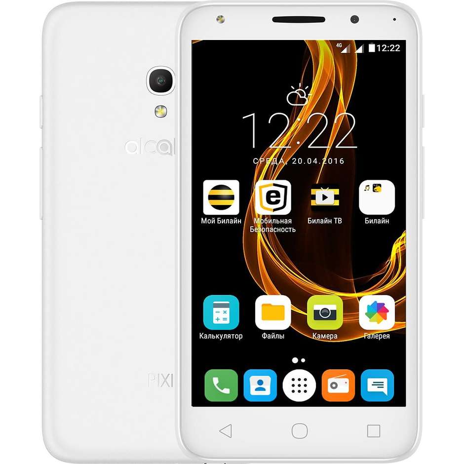 Alcatel Pixi 4 (5) colore Bianco  Smartphone DualSim
