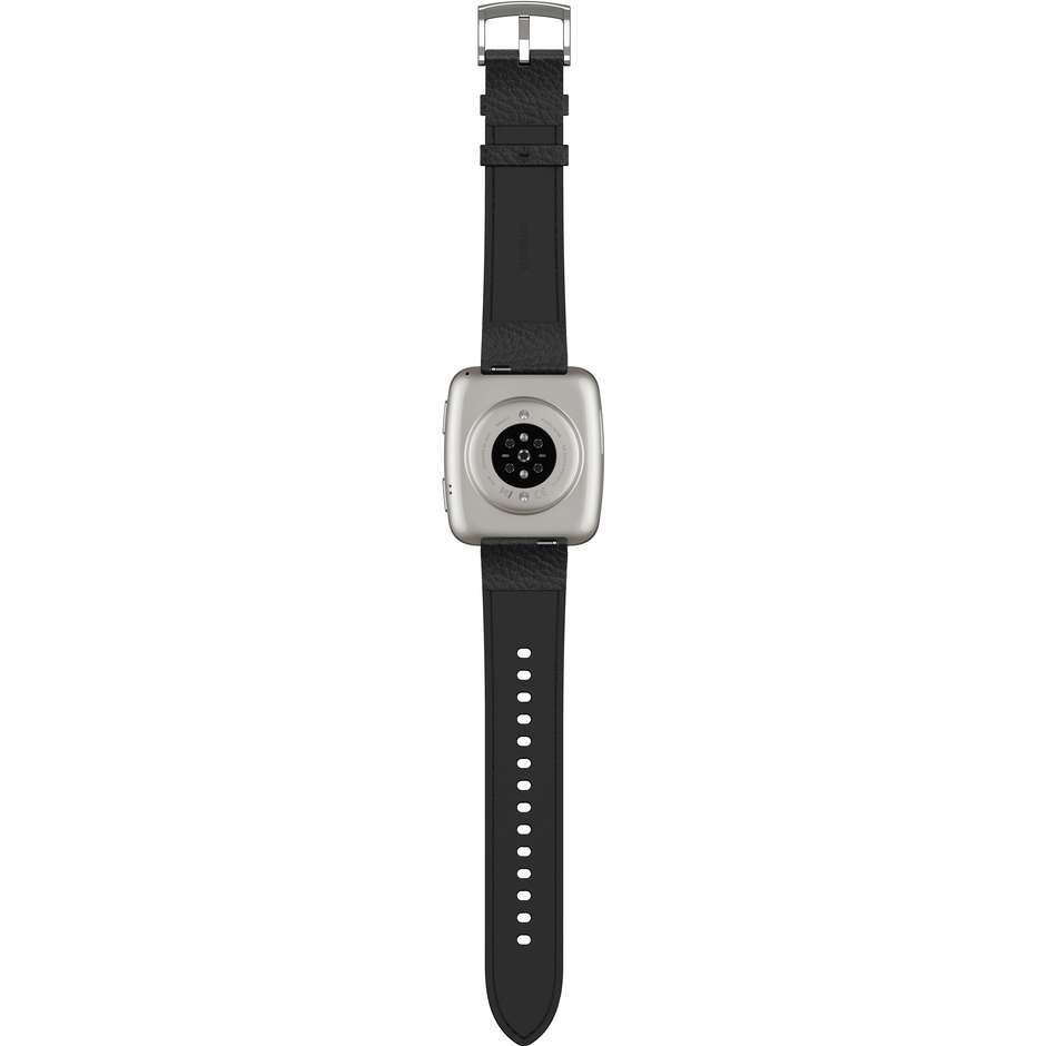Amazfit Active 2 Smartwatch 1.75" AMOLED Ram 64 mb Bluetooth NFC Colore Acciaio inox con cinturino nero