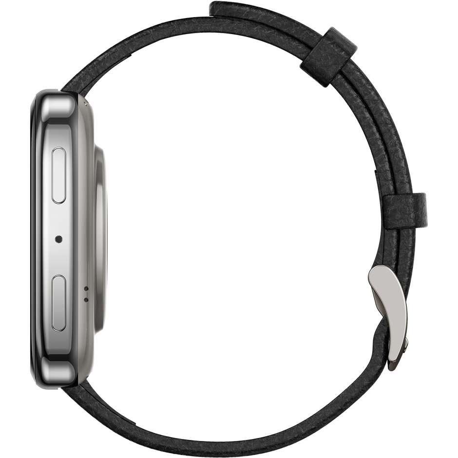 Amazfit Active 2 Smartwatch 1.75" AMOLED Ram 64 mb Bluetooth NFC Colore Acciaio inox con cinturino nero