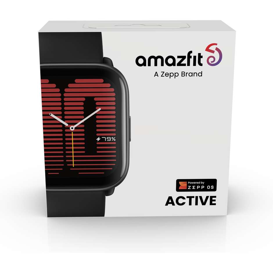 Amazfit Active Smartwatch 1.75" GPS Bluetooth Colore Nero