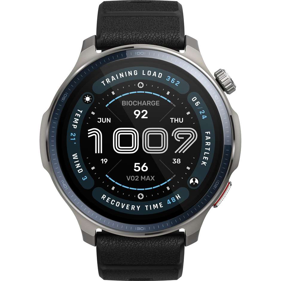 Amazfit Balance 1.5" Smartwatch AMOLED Zepp Pay NFC Wi-Fi GPS Colore Grigio/Nero