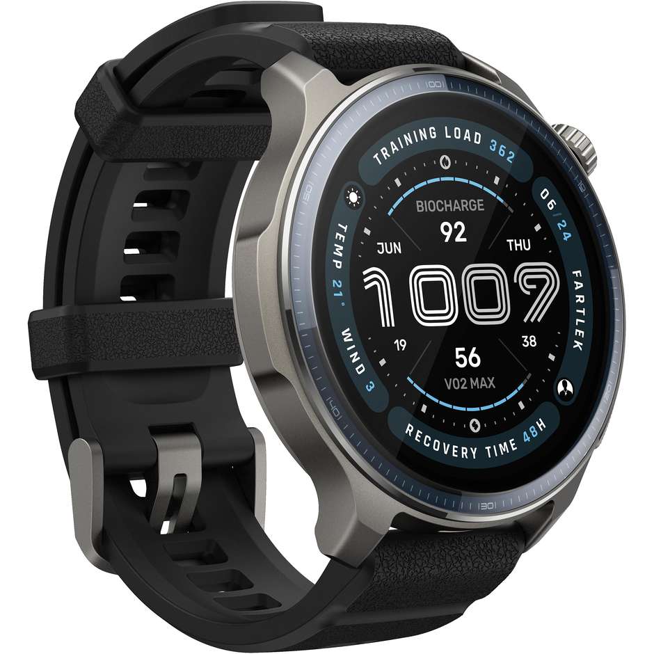 Amazfit Balance 1.5" Smartwatch AMOLED Zepp Pay NFC Wi-Fi GPS Colore Grigio/Nero