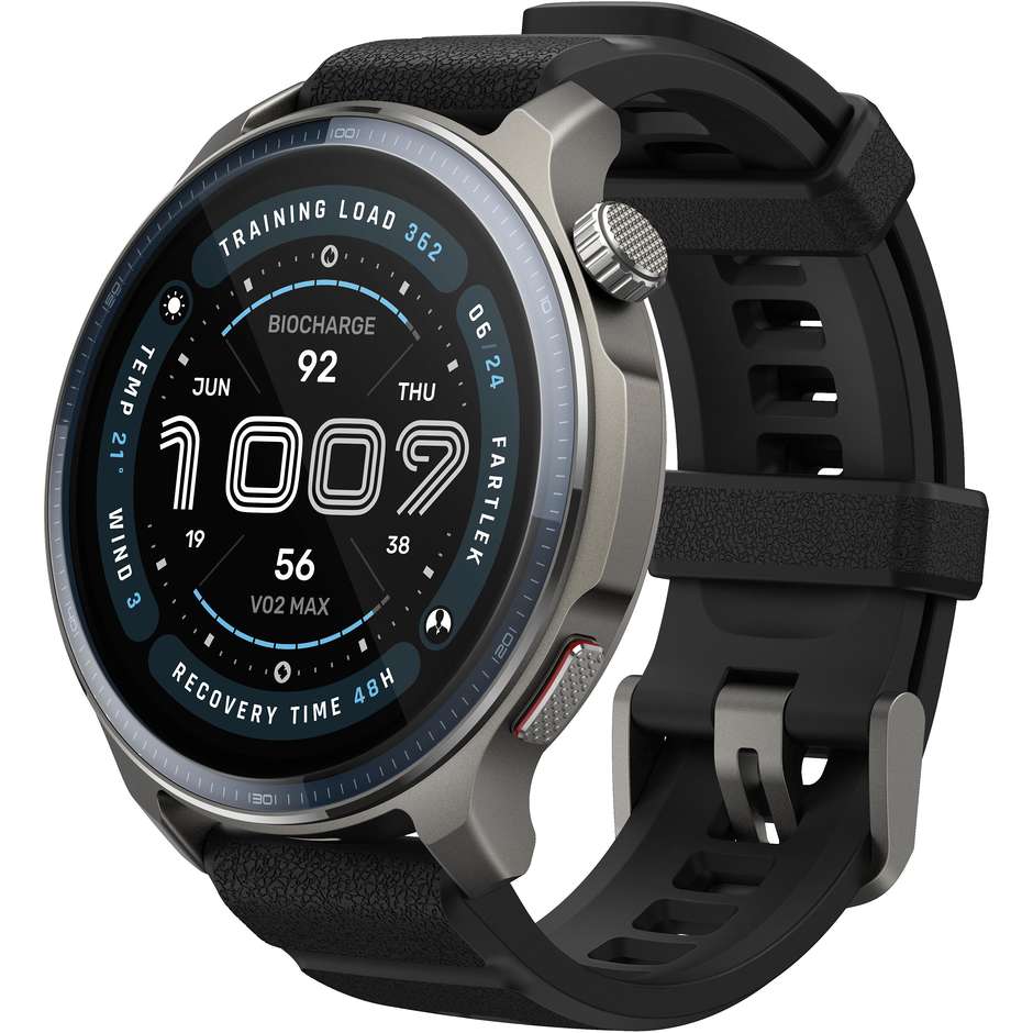 Amazfit Balance 1.5" Smartwatch AMOLED Zepp Pay NFC Wi-Fi GPS Colore Grigio/Nero